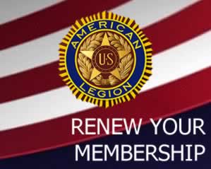 Renew your membership to The American Legion
